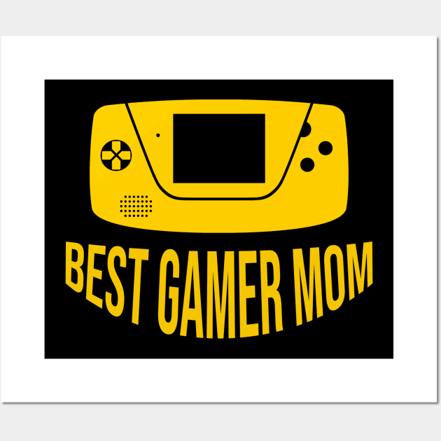 Best gamer mom Wall Art by cypryanus